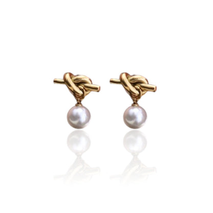 Pearl Drop 18K Gold Plated Earrings