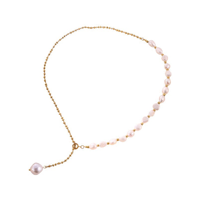 Freshwater Pearl 18K Gold Plated Necklace