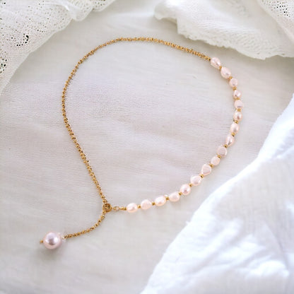 Freshwater Pearl 18K Gold Plated Necklace